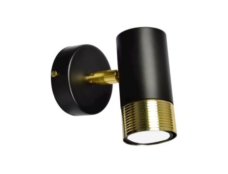 Kinkiet DANI BLACK/GOLD 1xGU10 MLP6237 Milagro