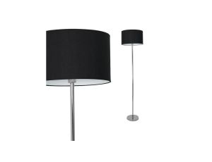 Lampa stojąca CASINO BLACK/CHROME 1xE27 ML6382 Milagro
