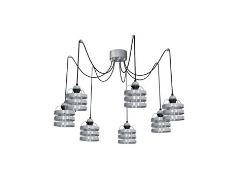 Lampa wiszaca LARS GREY 7xE27 MLP789 Milagro