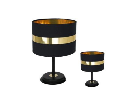 Lampa stołowa PALMIRA BLACK / GOLD 1xE27 60W MLP6322 Milagro