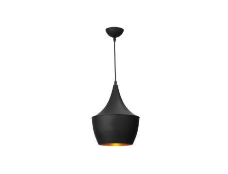 Lampa wisząca Caselle do industrialnego salonu czarna 1xE27 LP-42013/1P CZARNY Light Prestige