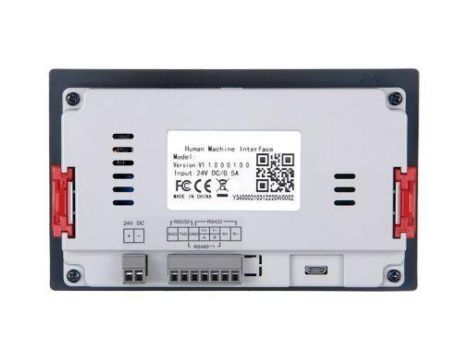 Panel operatorski HMI dotykowy 4,3 cala RS PRO rozdzielczość: 480 X 272pikseli LCD, TFT IP65 COM1: RS422/RS485,