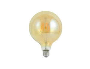 Żarówka LED E27 G125 4W = 18W 320lm 2000K Ciepła 360 Filament GOLDLUX (Polux)