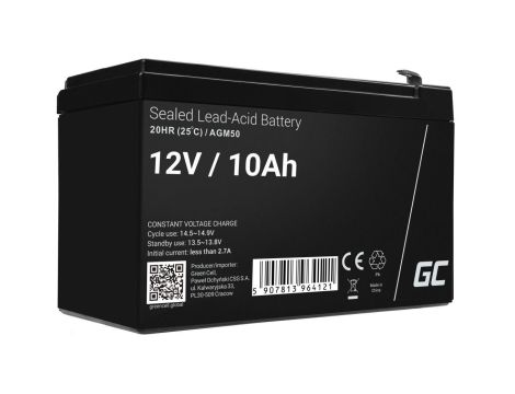 Akumulator VRLA AGM 12V 10Ah (żywotność 5lat) AGM50