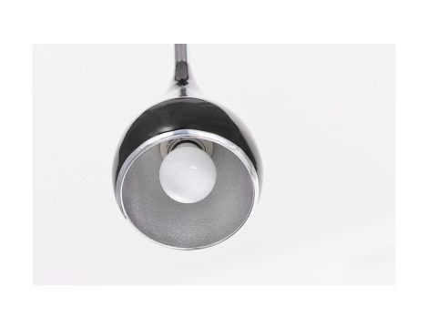 Półplafon TRIO WHITE do łazienki, biały szklany klosz na E27 K-1521 ZK5-91 BIAŁY Kaja Lighting