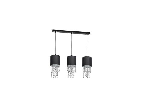 Kinkiet ścienny góra dół KARI, szklane mleczne klosze, czarno-złoty na E14 K-4707 Kaja Lighting