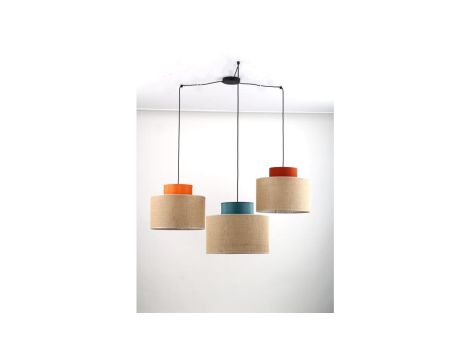 Lampa wisząca kolorowa typu pająk DUO MIX BIG 3xE27 1543 TK Lighting