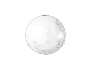 Kinkiet okrągły MESTRE na E27 szklany z wzorem K-3712 Kaja Lighting