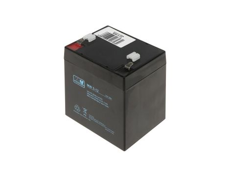 Akumulator VRLA AGM 12V 5Ah (żywotność 6-9lat) MW 5-12 T1