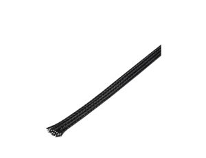 Oplot poliestrowy fi: 6mm (3,2-10mm) odporny na temperaturę pracy do 125C czarny JDD / 200 m /