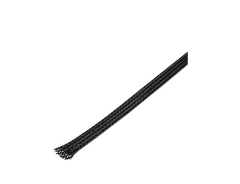 Oplot poliestrowy fi: 6mm (3,2-10mm) odporny na temperaturę pracy do 125C czarny JDD / 200 m /