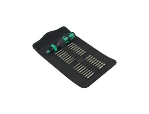 Zestaw wkrętaków 17 sztuk: rękojeść z funkcją grzechotki + 16 trzpieni Kraftform Kompakt Vario RA-R 1 Kraftform WERA