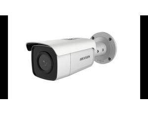 Kamera IP 8 MPX AcuSense + DarkFighter. obiektyw: 2.8mm. Tuba. biała obudowa. IR 60m. Slot karty ...