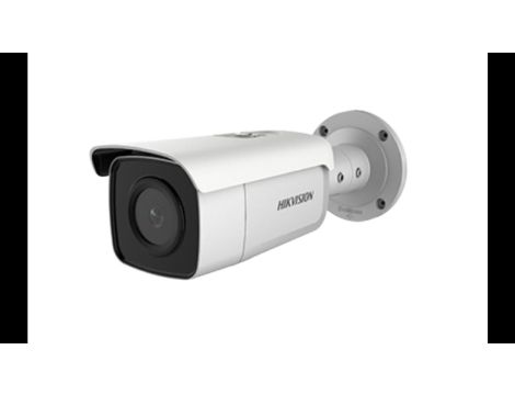 Kamera IP 8 MPX AcuSense + DarkFighter. obiektyw: 2.8mm. Tuba. biała obudowa. IR 60m. Slot karty ...