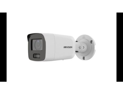 Kamera IP 8 MPX ColorVu. obiektyw: 2.8mm. Tuba. biała obudowa. LED 40m. Mikrofon + SD. IP67