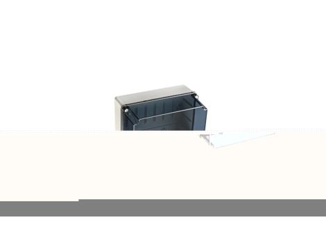 IP65-IP67 Puszka hermetyczna wysoka LIGHT 243x333x191 pokrywa transparentna, gładka