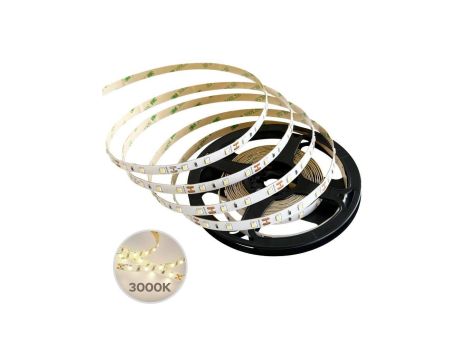 Taśma SEKRO LED 9,6W/m WW barwa ciepła, DC 12V, 60led/m, CRI80, IP56, silikon, 3000K, 5 m rolka, EDO777705