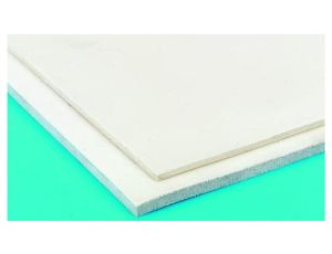 Arkusz z gąbki gumowej, Biały, 0.25g/cm, 1m x 600mm x 6mm, , samoprzylepny, RS PRO