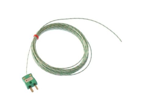 Termopara typ K do +350C kabel 5m, Włókno szklane IEC
