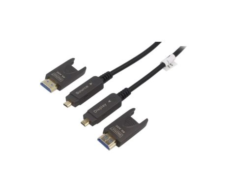 AK-330127-150-S Kabel HDCP 2.2,HDMI 2.0 optyczny LSZH 15m