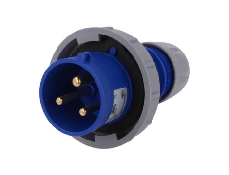 0232-6Złącze zasilające AC wtyk męskie 32A 230VAC IEC 60309 IP67
