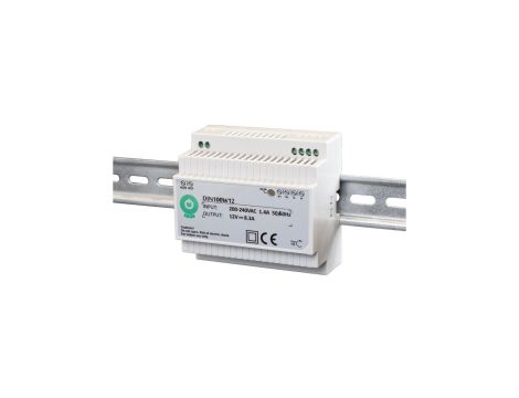 Zasilacz POS na szynę DIN 100W 12V DC 8,3A DIN100W12