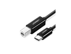 Kabel Ugreen US370 45034 do drukarki USB-C / USB-B 1m - czarny