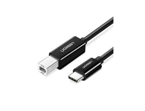Kabel Ugreen US241 USB-C 2.0 - USB-B 1 m - czarny