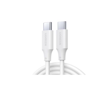 Kabel Ugreen US562 USB-C - USB-C PD QC 100W 480Mb/s 1m - biały