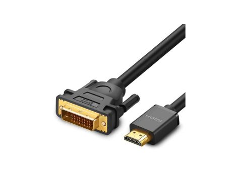 Ugreen dwukierunkowy kabel przewód HDMI - DVI 2m czarny (HD106)