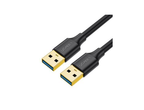 Kabel Ugreen US128 10370 USB-A 3.0 / USB-A 3.0 5Gb/s 1m - czarny
