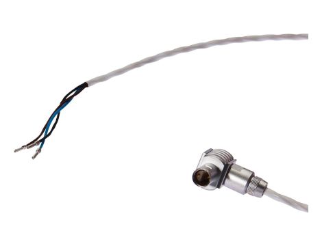 Kabel połączeniowy, 10m, żeński (gniazdo) 3pin kątowy, Końcówka wolna, 3 żyły, VKA000L1