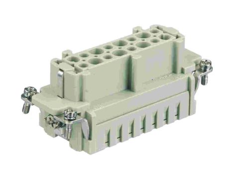 Złącze HAN prostokątne żeńskie 16pin 16A 500V 09332162702