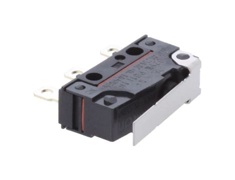 Mikroprzełącznik SNAP ACTION z dźwignią SPDT 0,1A/125VAC D2SWP01L1H