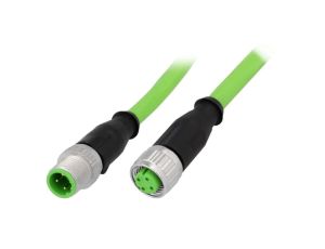 Złącze M12 męsko-żeńskie proste 1m 4pin 21349293477010