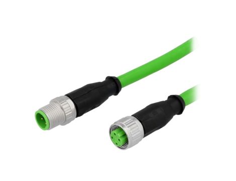 Złącze M12 męsko-żeńskie proste 1m 4pin 21349293405010