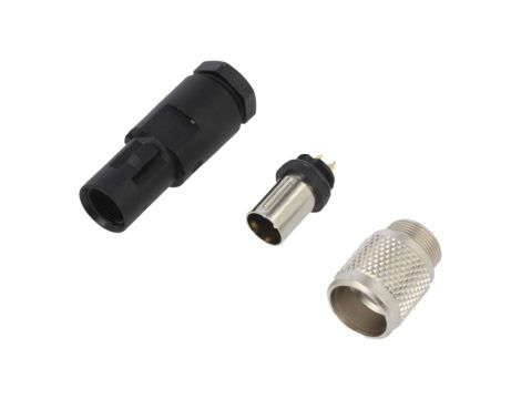 Złącze: M9 wtyk męskie Pokrycie: złocony 125V IP67 PIN: 3 4A 99 0405 00 03