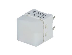 Przełącznik klawiaturowy Poz 2 SPST-NO 0,05A/24VDC biały LED B3W-9000-Y1N