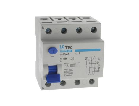 Wyłącznik różnicowoprądowy 3P+N 4P 63A 30mA typ B 10kA PR8HM