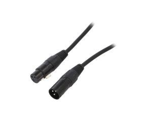 Kabel XLR męski - XLR żeński 3-pin 3m FC619103