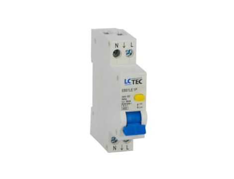 Wyłącznik różnicowonadprądowy 1-MOD 1P+N 16A typ AC C EBS1LE-32