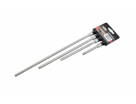 AWTOOLS ZESTAW PRZEDŁUŻEK 1/4" 4cz. 75mm, 150mm, 225mm, 300mm. BLACK LINE