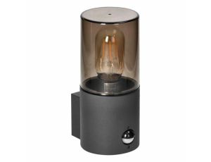 ORNO OPRAWA OGRODOWA SŁUPEK SALVIA Z CZUJNIEKIEM PIR  E27 15W, IP54, SZARA