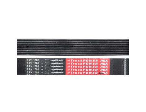 Optibelt - Pas wielorowkowy 9PK 1700 TM TRUCK POWER 1700 x 32.04 x 4.6