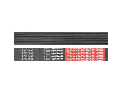 Optibelt - Pas wielorowkowy 8PK 1600 TRUCK POWER 1600 x 28.48 x 4.6