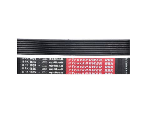 Optibelt - Pas wielorowkowy 8PK 1635 TRUCK POWER 1635 x 28.48 x 4.6