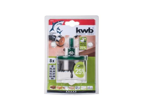 Zestaw otwornic 8 szt.., 25-68 mm 49498920