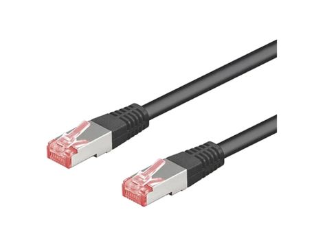 S/FTP6-CU-075BK Patch cord S/FTP 6 linka Cu LSZH czarny 7,5m 28AWG