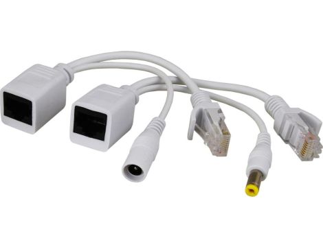 ZESTAW ADAPTERÓW PoE ZE ZŁĄCZAMI TYPU RJ Pulsar P-POE1