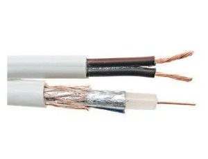 Kabel koncentryczny CCTV K-60+2x0.50 /200m/